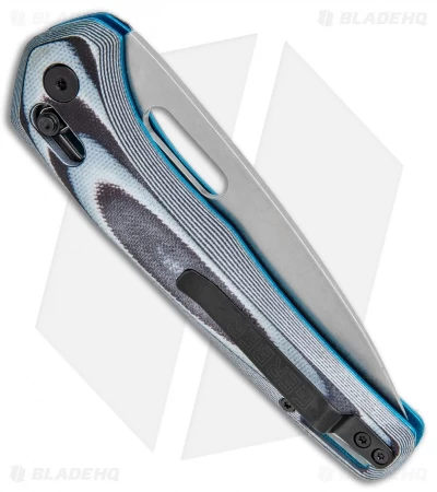 Gerber Sumo Pivot Lock Knife Black/White/Cyan G-10 (3.9"Stonewash) 30-001815 3 Gerber Sumo Pivot Lock Knife Black/White/Cyan G-10 (3.9"Stonewash) 30-001815 - Image 3