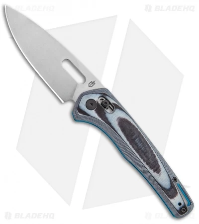 Gerber Sumo Pivot Lock Knife Black/White/Cyan G-10 (3.9"Stonewash) 30-001815 1 Gerber Sumo Pivot Lock Knife Black/White/Cyan G-10 (3.9"Stonewash) 30-001815
