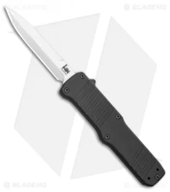 HK Hadron D/A OTF Automatic Knife Black Aluminum (3.375" Tumbled Bayonet) 54026