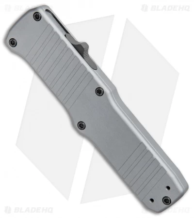HK Hadron D/A OTF Automatic Knife Gray Aluminum (3.375" Black Clip Point) 54012 2 HK Hadron D/A OTF Automatic Knife Gray Aluminum (3.375" Black Clip Point) 54012 - Image 2