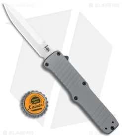 HK Hadron D/A OTF Automatic Knife Gray Aluminum (3.375" Tumbled Bayonet) 54022 -Knife Shop HK Hadron DA OTF Auto Gray Aluminum Tumbled Bayo BHQ 105948 jr bottlecap