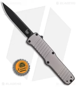HK Hadron OTF Automatic Knife Flat Dark Earth Aluminum (3.375" Black) 54013 -Knife Shop HK Hadron OTF Auto FDE Aluminum Black 54013 BHQ 80683 jr bottlecap