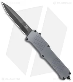 HK Incursion OTF Automatic Knife Grey Aluminum (Black) 54092