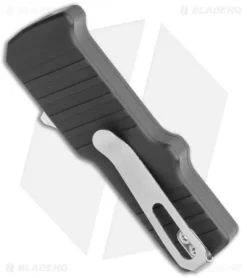 HK Micro Incursion OTF Automatic Knife Black Aluminum (1.9" Stonewash) 8 HK Micro Incursion OTF Automatic Knife Black Aluminum (1.9" Stonewash) -Knife Shop HK Micro Incursion OTF Auto Tumbled Aluminum SW 54030 BHQ 118689 jr side