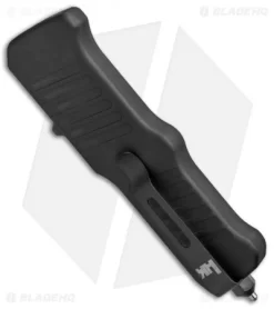HK Mini Incursion OTF Automatic Tanto Knife Black Aluminum (3" Black) 54046 -Knife Shop HK Mini Incursion OTF Auto Black Aluminum Black 54046 BHQ 93900 jr side