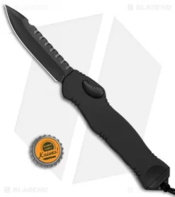 Heretic Knives Hydra OTF Automatic Knife Black (3.625" DLC) -Knife Shop Heretic Knives Hydra OTF Auto Black SE DLC H007 6A T BHQ 112293 jr bottlecap