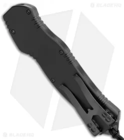 Heretic Knives Hydra OTF Automatic Knife Black (3.625" DLC) -Knife Shop Heretic Knives Hydra OTF Auto Black SE DLC H007 6A T BHQ 112293 jr side