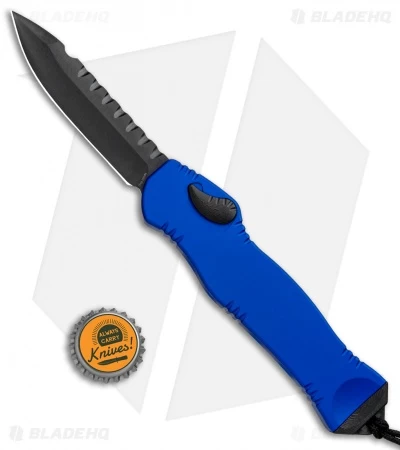 Heretic Knives Hydra OTF Automatic Knife Blue S/E (3.625" DLC) 5 Heretic Knives Hydra OTF Automatic Knife Blue S/E (3.625" DLC) - Image 5