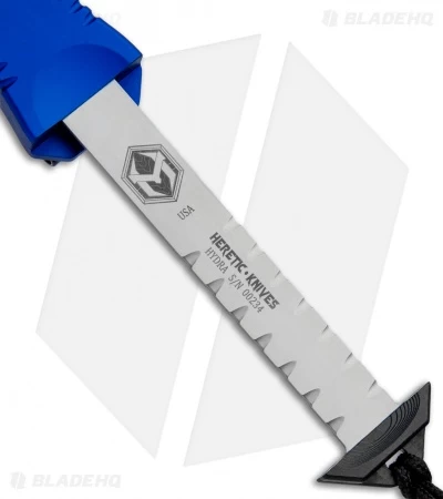 Heretic Knives Hydra OTF Automatic Knife Blue S/E (3.625" DLC) 4 Heretic Knives Hydra OTF Automatic Knife Blue S/E (3.625" DLC) - Image 4