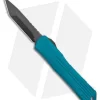 Heretic Knives Manticore-S Tanto OTF Automatic Knife Turquoise Al (2.6" DLC)