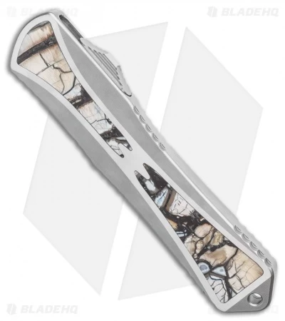 Heretic Knives Manticore-X D/A OTF Knife Custom Mammoth Ivory (3.75" Mirror) #2 2 Heretic Knives Manticore-X D/A OTF Knife Custom Mammoth Ivory (3.75" Mirror) #2 - Image 2