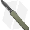 Heretic Knives Manticore-X Recurve OTF OD Green (3.75" Black DLC Serr)