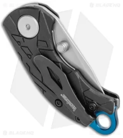 Kershaw Anso Aftereffect Liner Lock Knife Black FRN (1.70" Bead Blast) 1180 -Knife Shop Kershaw Anso Aftereffect LL Black FRN BB 1180 BHQ 106038 jr side