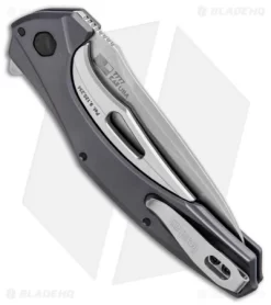 Kershaw Bareknuckle Sub Frame Lock Knife Gray Al (3.5" Stonewash) 7777 6 Kershaw Bareknuckle Sub Frame Lock Knife Gray Al (3.5" Stonewash) 7777 -Knife Shop Kershaw Bareknuckle Sub FL Gray Aluminum SW 7777 BHQ 80586 jr side 2