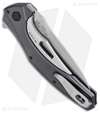 Kershaw Bareknuckle Sub Frame Lock Knife Gray Al (3.5" Stonewash) 7777 3 Kershaw Bareknuckle Sub Frame Lock Knife Gray Al (3.5" Stonewash) 7777 - Image 3