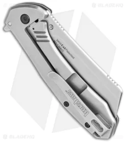 Kershaw Bracket Cleaver Assisted Frame Lock Knife Black G-10 (3.4" SW) 3455 -Knife Shop Kershaw Bracket Cleaver Assisted FL Black G 10 SW 3455 BHQ 120536 jr side