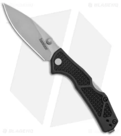 Kershaw Debris Lockback Folding Knife Black GFN (2.75" Stonewash) 2034