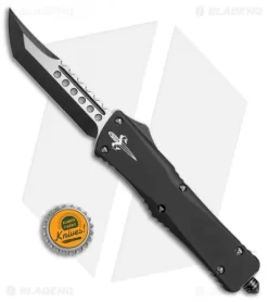 Marfione Custom Combat Troodon Hellhound Tanto OTF Knife (3.8" Apocalyptic DLC) -Knife Shop Marfione Custom Combat Troodon Hellhound Tanto DLC ap ringed hardware BHQ 68365 er size