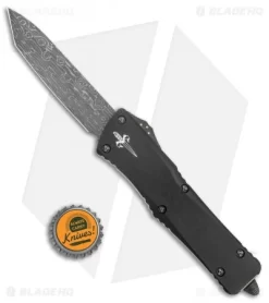 Marfione Custom Combat Troodon Tanto Star Grind Bronzed (3.8" Damascus) -Knife Shop Marfione Custom Combat Troodon Tanto Star Grind Bronzed Damascus BHQ 134803 jr bottlecap