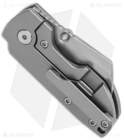 Matsey Striga Frame Lock Knife Stonewashed Titanium (2" SW) -Knife Shop Matsey Striga FL SW Ti SW BHQ 143909 jr side