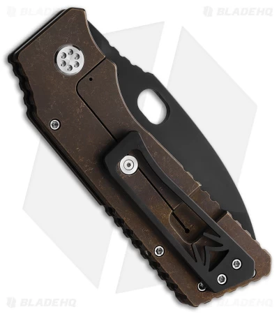 Medford TFF-H Frame Lock Knife Bronze Titanium (4" Black PVD) 2 Medford TFF-H Frame Lock Knife Bronze Titanium (4" Black PVD) - Image 2