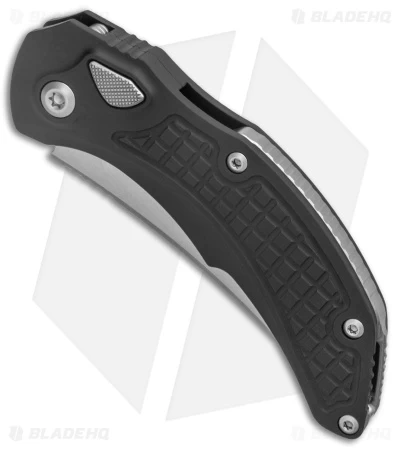 Microtech Brachial Automatic Knife Black Aluminum (3.25" Stonewash) 2 Microtech Brachial Automatic Knife Black Aluminum (3.25" Stonewash) - Image 2