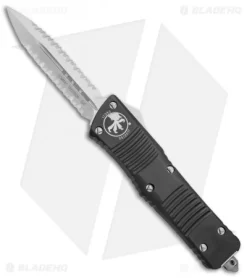 Microtech Combat Troodon D/E OTF Automatic Knife (3.8" Satin Double Full Serr)