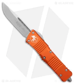 Microtech Combat Troodon S/E OTF Automatic Knife Orange (3.8" Stonewash)