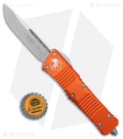 Microtech Combat Troodon S/E OTF Automatic Knife Orange (3.8" Stonewash) -Knife Shop Microtech Combat Troodon SE TOF Orange SW BHQ 176891 jr bottlecap