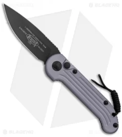 Microtech LUDT Automatic Knife Gray (3.4" Black) 135-1GY