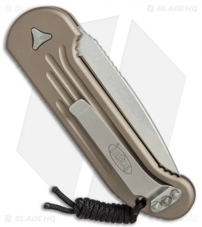 Microtech LUDT Automatic Knife Tan (3.4" Satin Serr) 135-5TA 3 Microtech LUDT Automatic Knife Tan (3.4" Satin Serr) 135-5TA - Image 3
