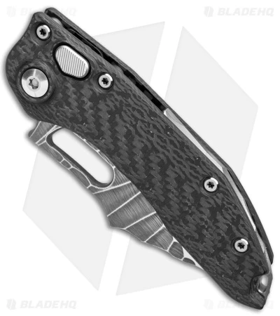 Microtech Marfione Custom Stitch Auto Knife Borka Carbon Fiber (TT Hardware) 2 Microtech Marfione Custom Stitch Auto Knife Borka Carbon Fiber (TT Hardware) - Image 2