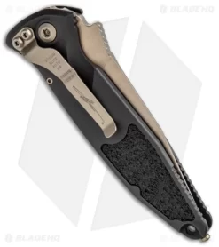 Microtech Signature Series Elite S/E Automatic Knife (4" Bronze) 160A-13SS 7 Microtech Signature Series Elite S/E Automatic Knife (4" Bronze) 160A-13SS -Knife Shop Microtech Socom Elite Signature SE Auto Bronze 160A 13SS BHQ 92279 jr side