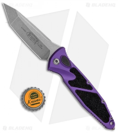 Microtech Socom Elite T/E Automatic Knife Purple (4" Stonewash) 161A-10PU 4 Microtech Socom Elite T/E Automatic Knife Purple (4" Stonewash) 161A-10PU - Image 4