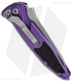Microtech Socom Elite T/E Automatic Knife Purple (4" Stonewash) 161A-10PU 6 Microtech Socom Elite T/E Automatic Knife Purple (4" Stonewash) 161A-10PU -Knife Shop Microtech Socom Elite TE Auto Purple SW 161A 10PU BHQ 105174 jr side
