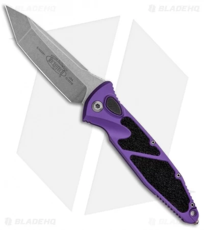 Microtech Socom Elite T/E Automatic Knife Purple (4" Stonewash) 161A-10PU 1 Microtech Socom Elite T/E Automatic Knife Purple (4" Stonewash) 161A-10PU