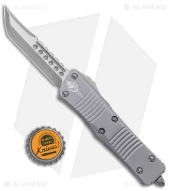 Microtech Troodon Hellhound Tanto OTF Knife Gray Aluminum (3" Apocalyptic) -Knife Shop Microtech Troodon Hellhound Tanto OTF Gray Aluminum Apocalyptic 619 10APGY BHQ 99673 jr bottlecap