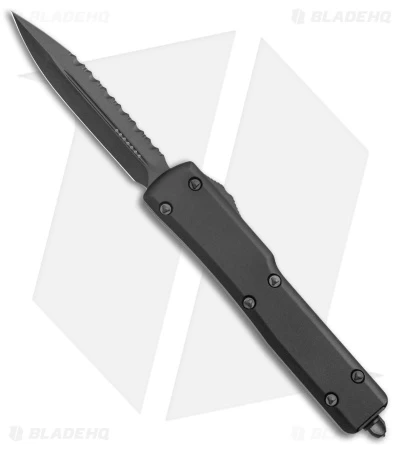 Microtech UTX-70 Shadow OTF Automatic Knife (2.4" Black DLC Serr) 147-3 DLCSH 1 Microtech UTX-70 Shadow OTF Automatic Knife (2.4" Black DLC Serr) 147-3 DLCSH