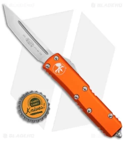 Microtech UTX-85 T/E OTF Automatic Knife Orange (3.125" Satin) 7 Microtech UTX-85 T/E OTF Automatic Knife Orange (3.125" Satin) -Knife Shop Microtech UTX 85 Tanto OTF Orange Satin BHQ 174576 jr bottlecap