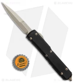 Microtech Ultratech Bayonet OTF Knife Black G-10 (3.4" Bronze SW) -Knife Shop Microtech Ultratech Bayo OTF Black G 10 Bronze SW 120 13GTBK BHQ 90232 jr bottlecap