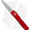 Microtech Ultratech Bayonet OTF Automatic Knife Red (3.4" Stonewash)