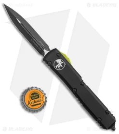 Microtech MagnaCut Ultratech D/E OTF Automatic Knife (3.4" Black) -Knife Shop Microtech Ultratech DE MagnaCut OTF Auto Black BHQ 174373 jr bottlecap