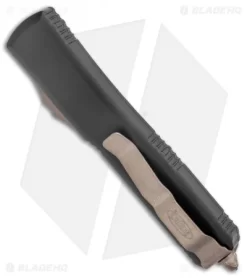 Microtech Ultratech Tanto OTF Automatic Knife Black (3.4" Bronze Apocalyptic) 6 Microtech Ultratech Tanto OTF Automatic Knife Black (3.4" Bronze Apocalyptic) -Knife Shop Microtech Ultratech TE OTF Auto CC Black Bronze Apocalyptic 123 13AP BHQ 135894 jr side