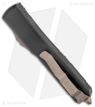 Microtech Ultratech Tanto OTF Automatic Knife Black (3.4" Bronze Apocalyptic) 3 Microtech Ultratech Tanto OTF Automatic Knife Black (3.4" Bronze Apocalyptic) - Image 3