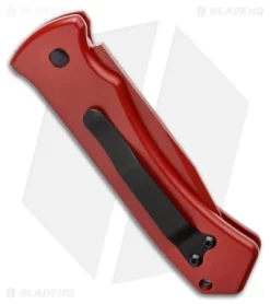 Paragon ERT Automatic Knife Red Aluminum (3.5" Red) 6 Paragon ERT Automatic Knife Red Aluminum (3.5" Red) -Knife Shop Paragon ERT Automatic Knife 3.5 Red BHQ 122945 LS Side