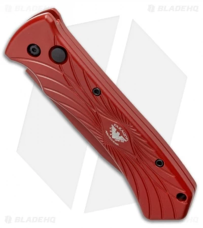 Paragon ERT Automatic Knife Red Aluminum (3.5" Red) 2 Paragon ERT Automatic Knife Red Aluminum (3.5" Red) - Image 2