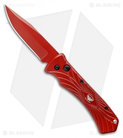 Paragon ERT Automatic Knife Red Aluminum (3.5" Red) 1 Paragon ERT Automatic Knife Red Aluminum (3.5" Red)