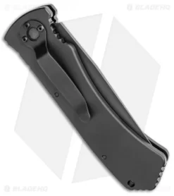 Paragon ERT Tanto Automatic Knife Black (3.5" DLC) -Knife Shop Paragon ERT Tanto Black Auto Black BHQ 115027 jr side