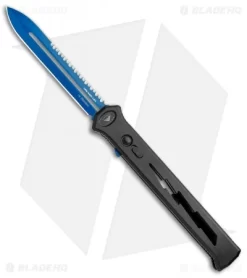 Paragon Estiletto Dagger OTF Automatic Black Bolt (5.5" Blue)