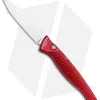 Piranha DNA Automatic Knife Red (3.25" Mirror)